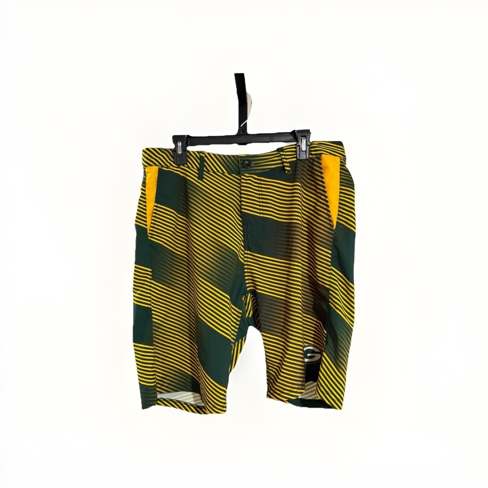 NFL‎ Team Apparel mens swim shorts dri-fit waist 36 GREEN BAY PACKERS C71